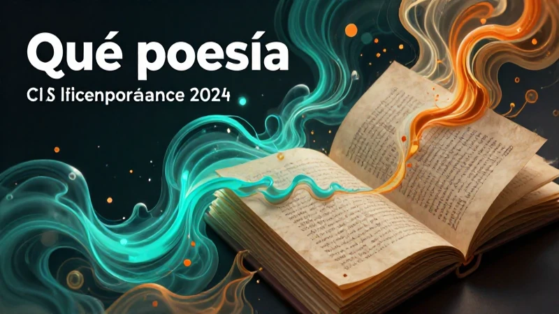 Evolución poética: diseño visual contemporáneo