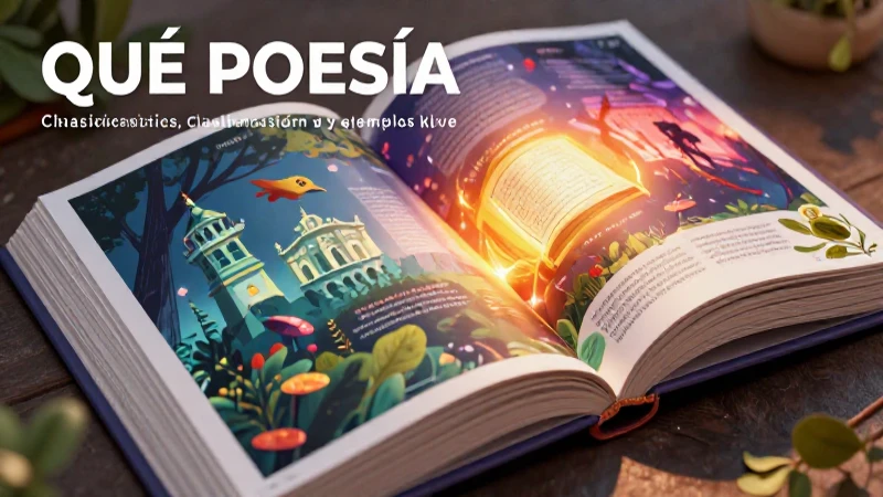 Clasificación y características de la poesía
