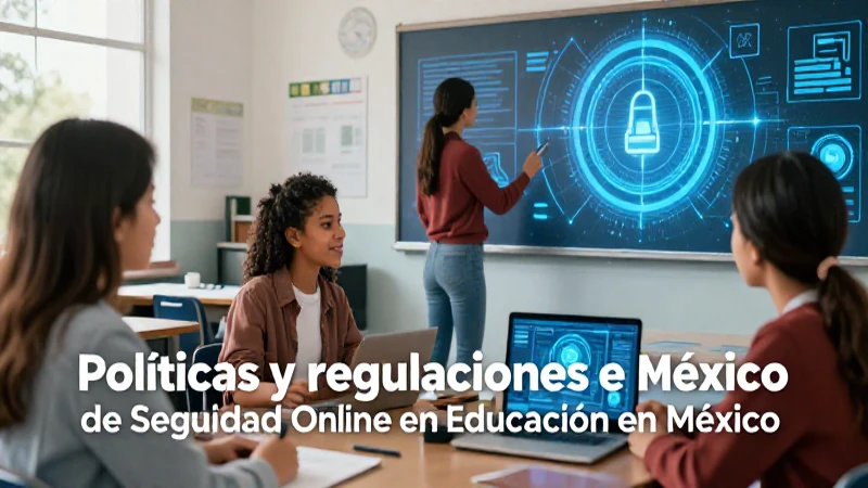 Regulaciones mexicanas clave para la seguridad digital educativa