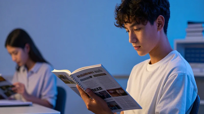 Estudiante dinámico diseña un cuaderno conceptual brillante