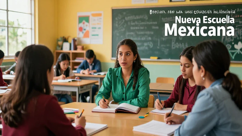 Recursos para una educación igualitaria en la Nueva Escuela Mexicana 5 Formación docente para una educación equitativa