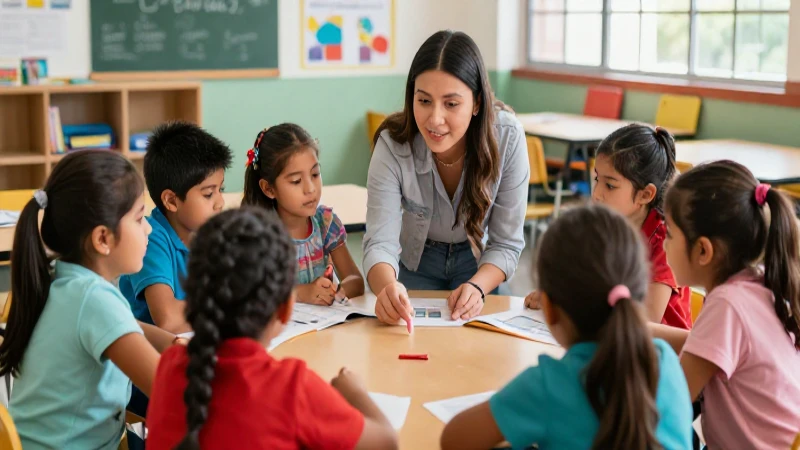 Niños diversos aprenden juntos bajo guía profesional