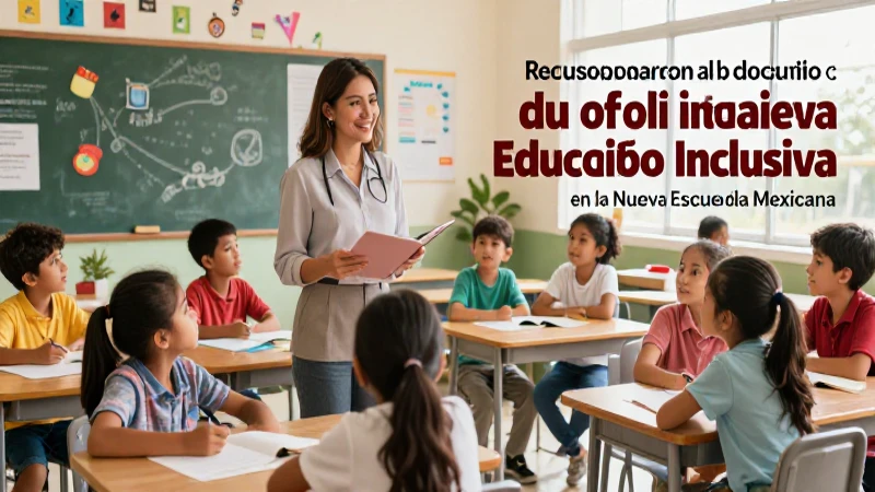 Formación docente para una educación inclusiva en la Nueva Escuela Mexicana