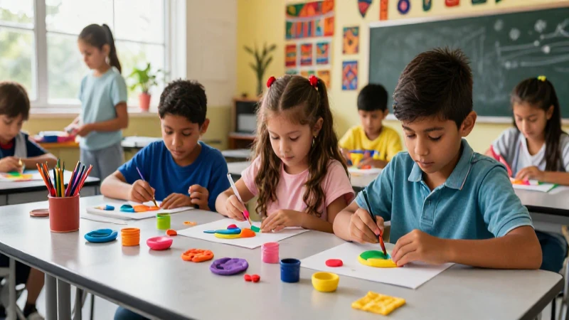 Potencia la Educación Artística en escuelas: estrategias efectivas 5 Estudiantes mexicanos crean arte vibrante en clase