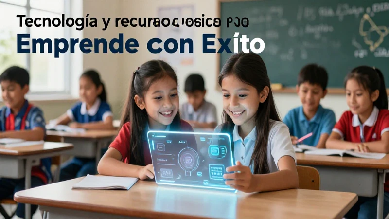 Emprende con éxito: Recursos y herramientas para la educación privada 4 Tecnología y herramientas para la educación primaria