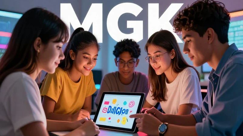 Estudiantes mexicanos colaborando con creatividad digital