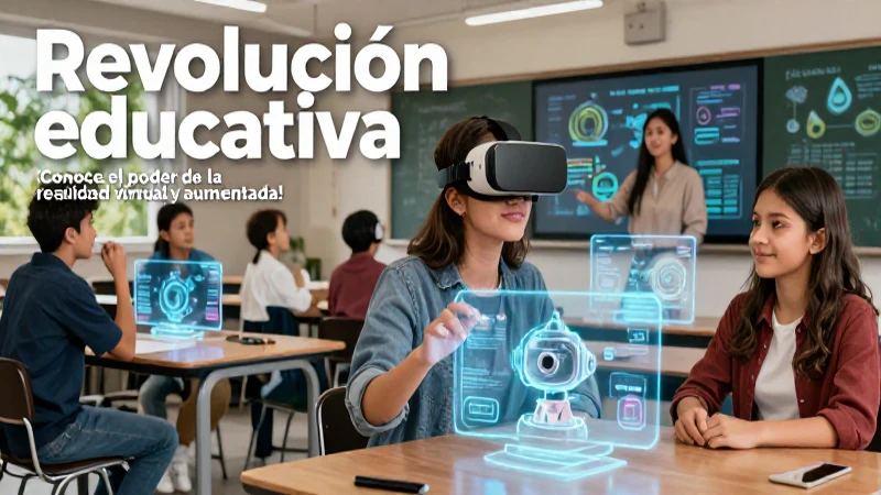 Revolución educativa: ¡Conoce el poder de la realidad virtual y aumentada! 4 Realidad virtual y aumentada transforma el aula