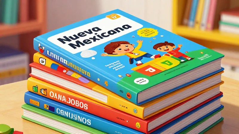Diseño moderno de libros educativos vibrante