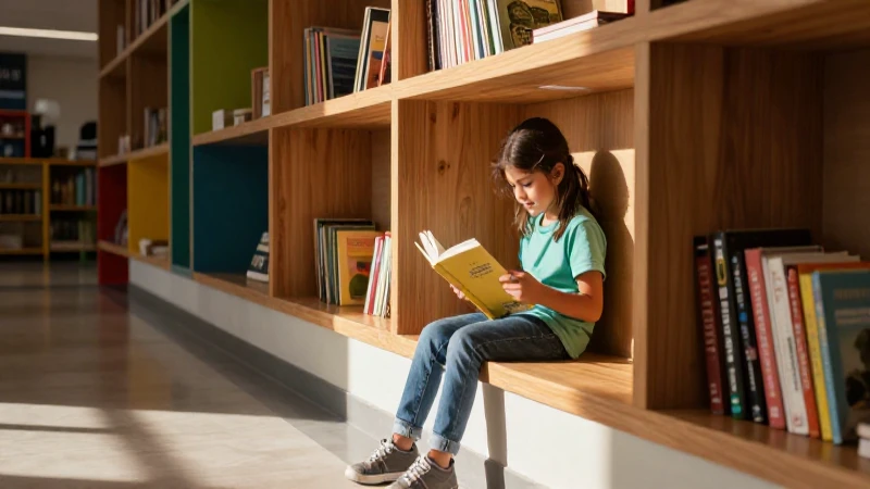 Estudiante lee libro en rincón cálido