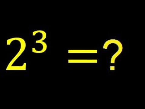 que significa 2 elevado a 3 y como funcionan las potencias 1
