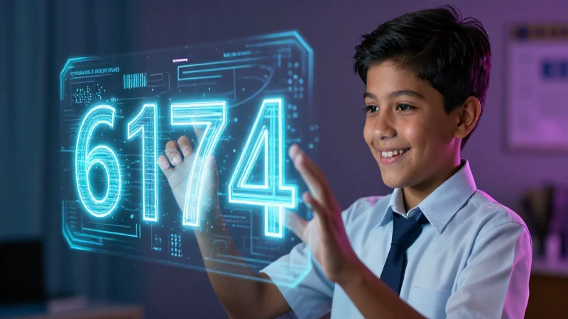 Concentración en el enigma matemático 6174