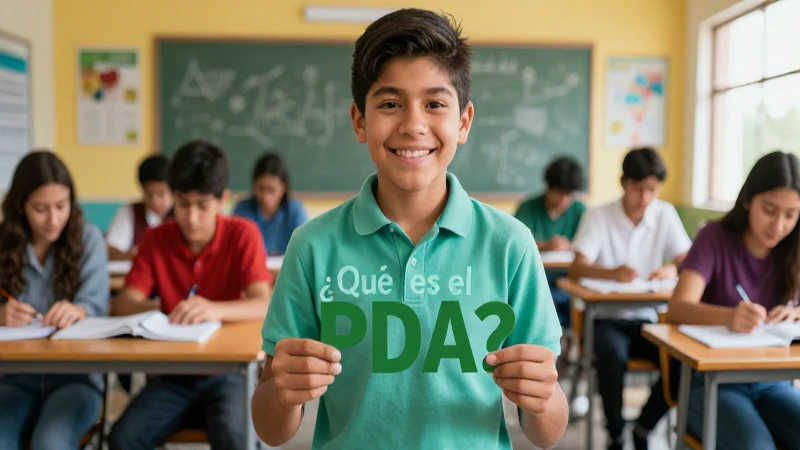 Estudiante mexicano aprende sobre PDA