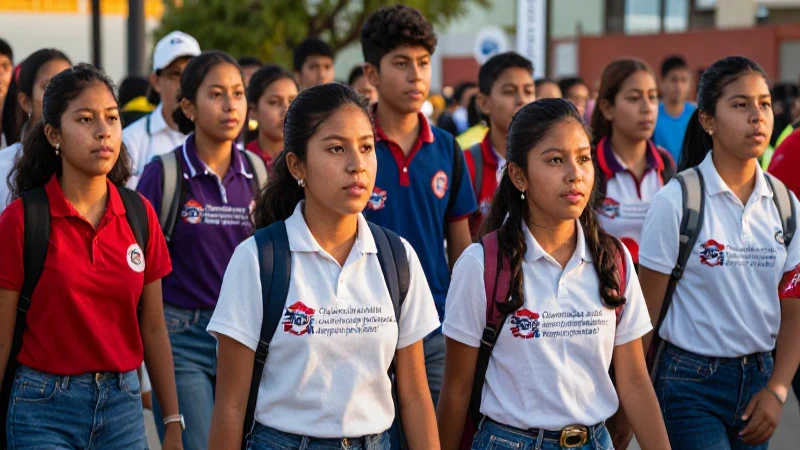 Estudiantes mexicanos promueven la ciudadanía activa