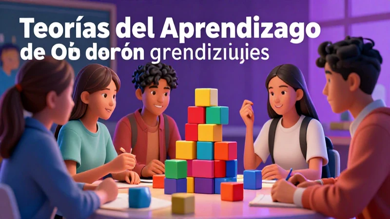 Teorías del aprendizaje para blog educativo mexicano