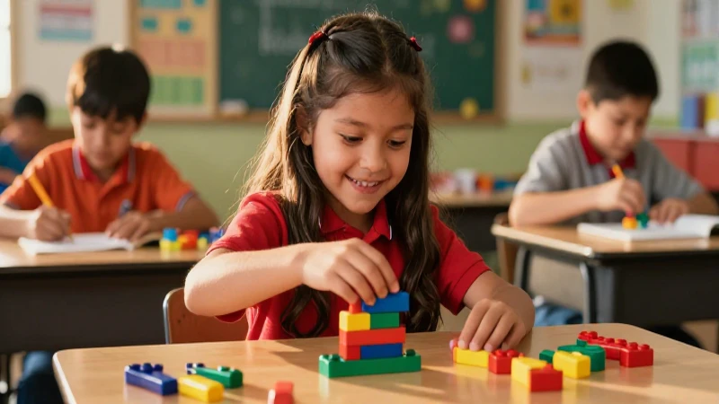 Conoce aquí qué son las decenas y su importancia en matemáticas 4 Aprende niño con bloques en vibrante aula mexicana