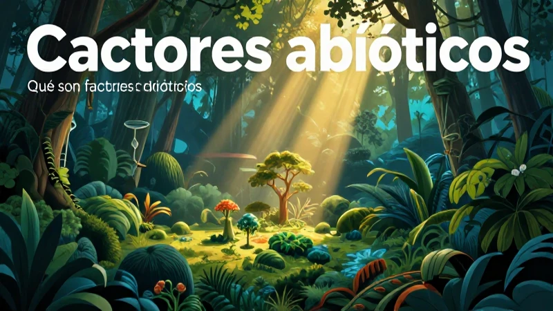 Paisaje dinámico con luz dorada y elementos educativos