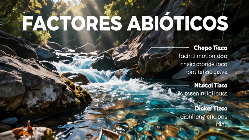 Factores abióticos: definición y ejemplos