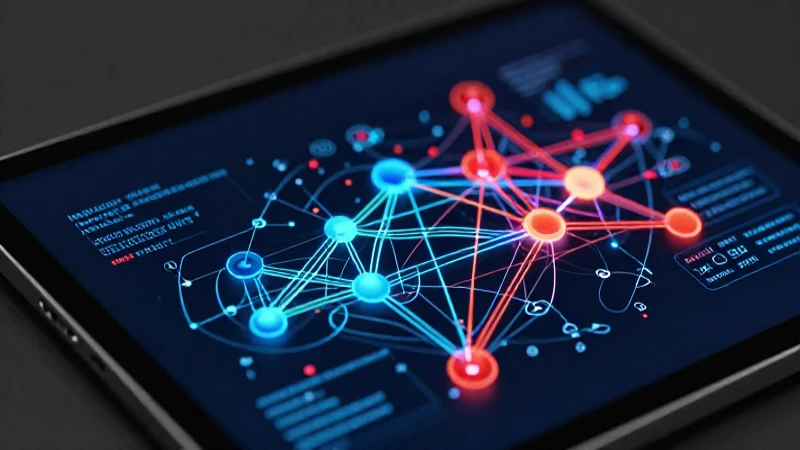 Visualización abstracta de datos en tablet digital
