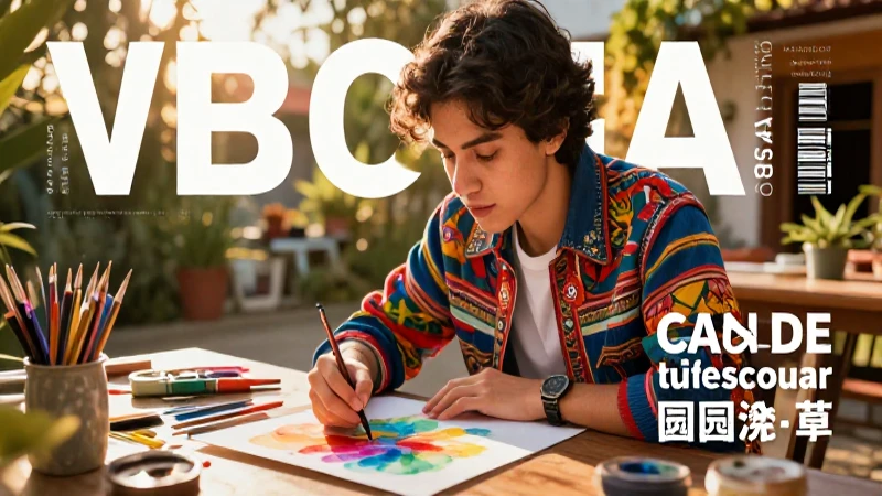 Qué son hobbies: definición, formas y conceptos explicados 9 Joven pintando con vibrante estética educativa moderna