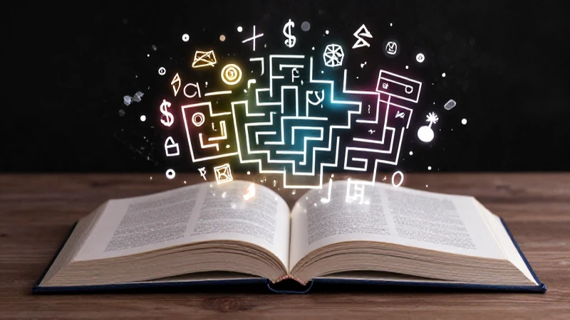 Libro se convierte en laberinto luminoso