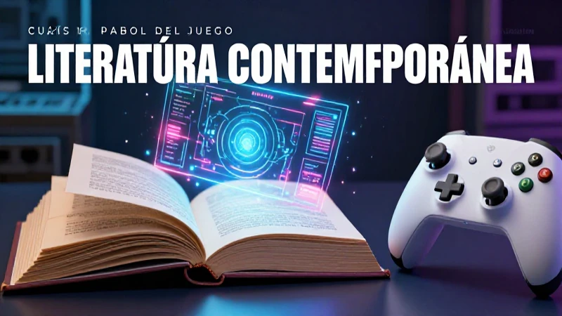Los videojuegos influyen en la literatura contemporánea