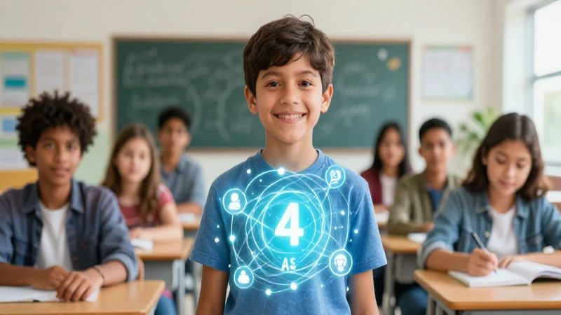 Todo sobre las 4 A de la NEM: ¡Conoce este enfoque educativo! 3 Ilustración vibrante de estudiante mexicano aprendiendo