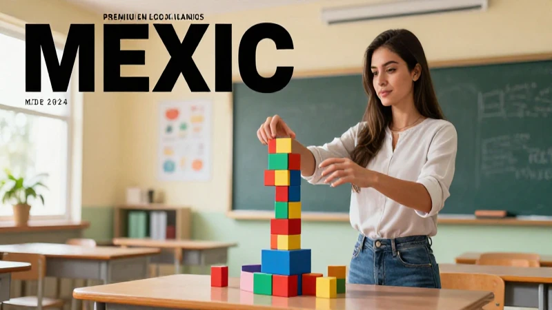 Guía esencial: Estructura y tipos de textos, descubre las clases más importantes 4 Educador joven frente bloques flotantes en clase moderna