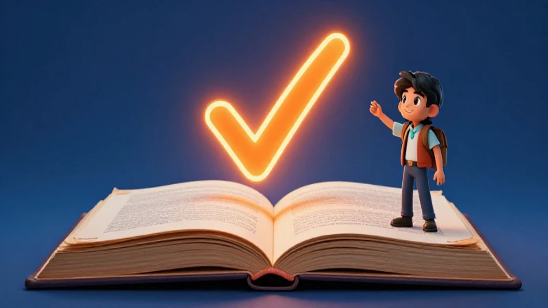 Ilustración educativa moderna de estudiante mexicano con toque brillante
