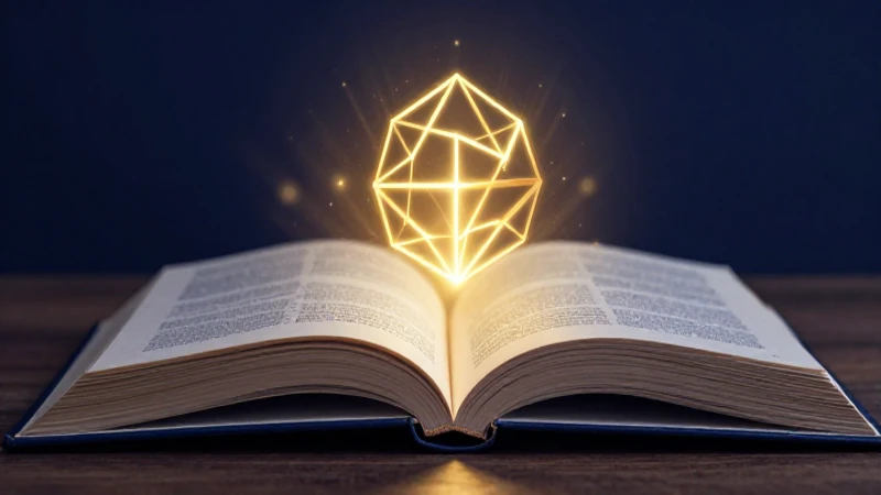 Libro abierto irradiando conocimiento dorado y premium