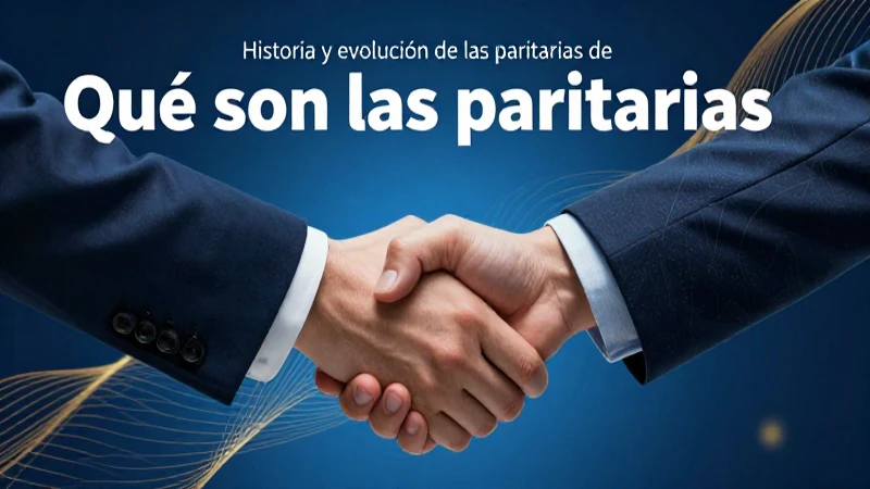 Paritarias: guía visual profesional y clara