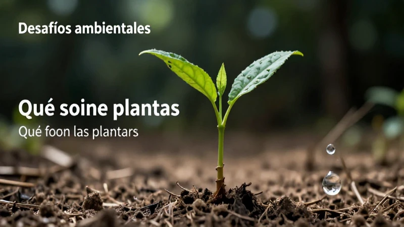 Plantas: Desafíos, crecimiento y estructura esencial