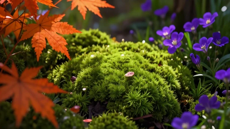 Arte vibrante de naturaleza con contraste intenso