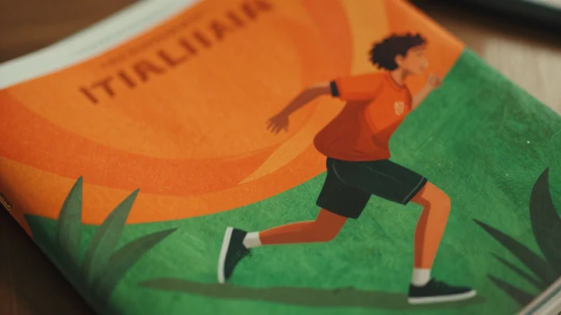 Diseño vibrante naranja y verde, calidad premium