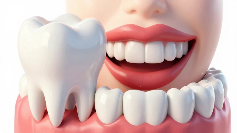 Ilustración vibrante de salud dental moderna