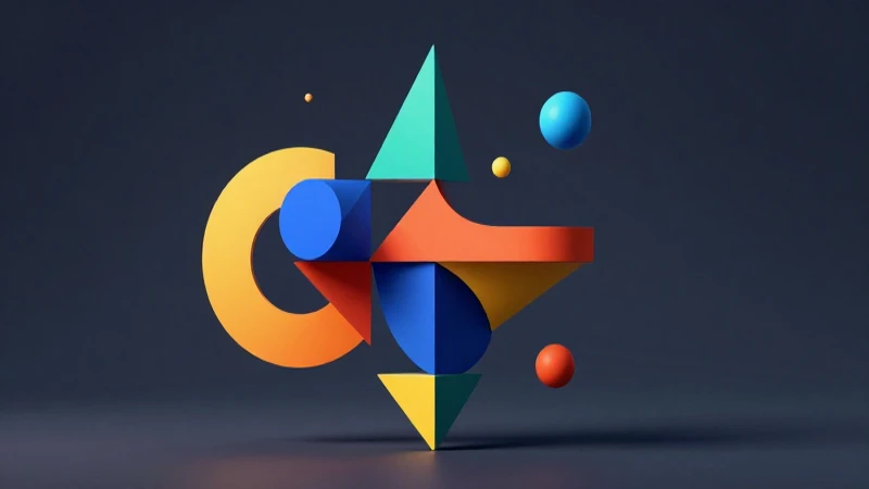 Símbolo geométrico abstracto, moderno y dinámico