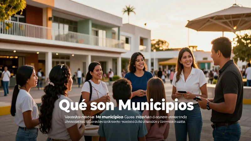 Definición y servicios de los municipios