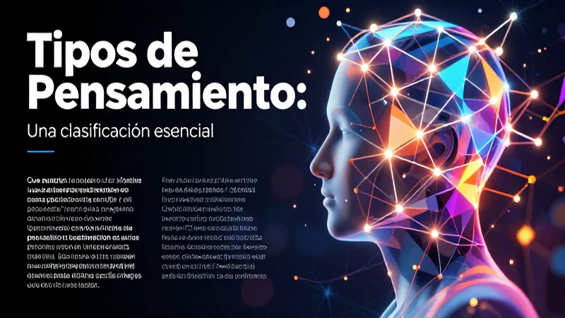 Qué son pensamientos: definición, tipos y conceptos clave 4 Clasificación de tipos de pensamiento