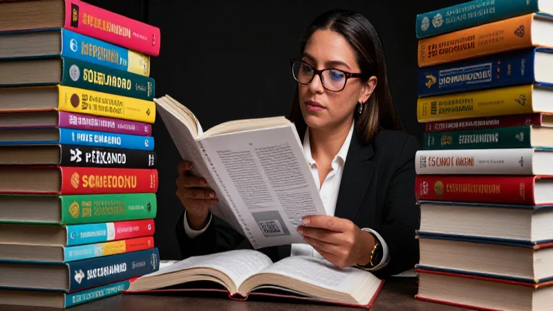 Los secretos de los libros de la SEP: cambios y actualidad revelados 4 Maestra revisando libros mexicanos con estética dramática
