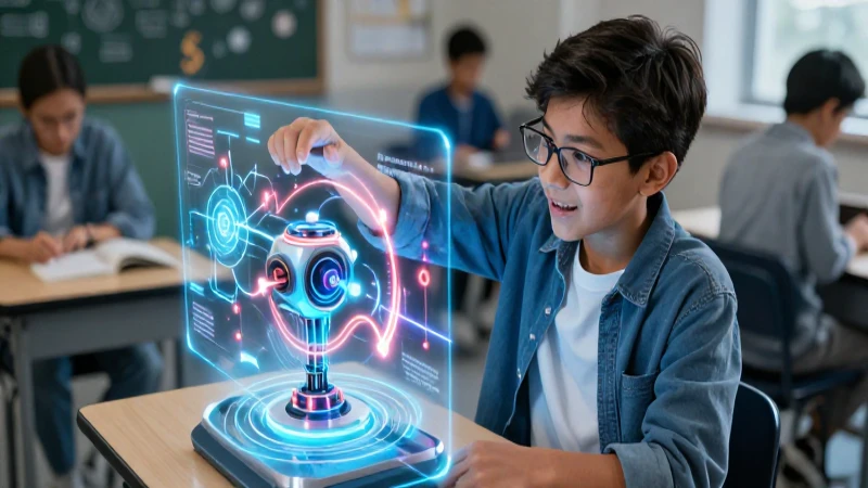 Estudiante aprende física con recursos visuales avanzados