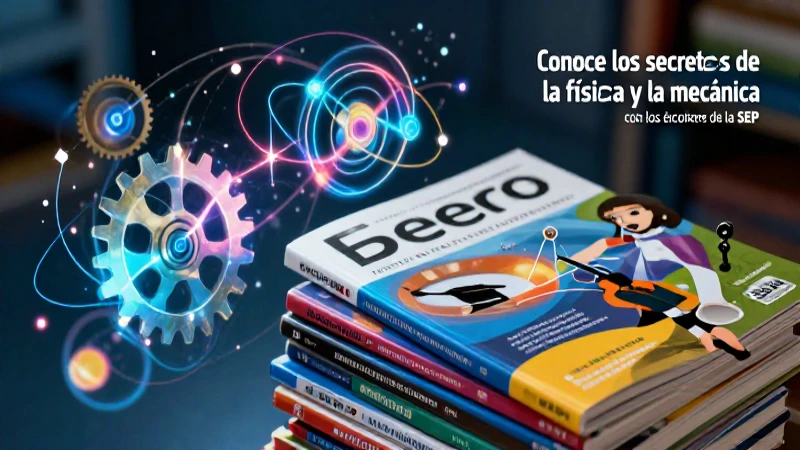 Los libros SEP enseñan física y mecánica