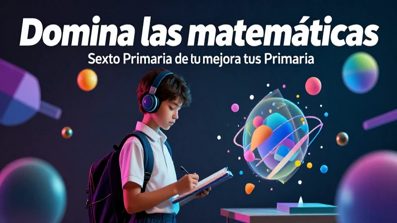 Domina las matemáticas en sexto primaria: descubre los temas clave y mejora tus habilidades 3 Aprende matemáticas con dominio y destreza