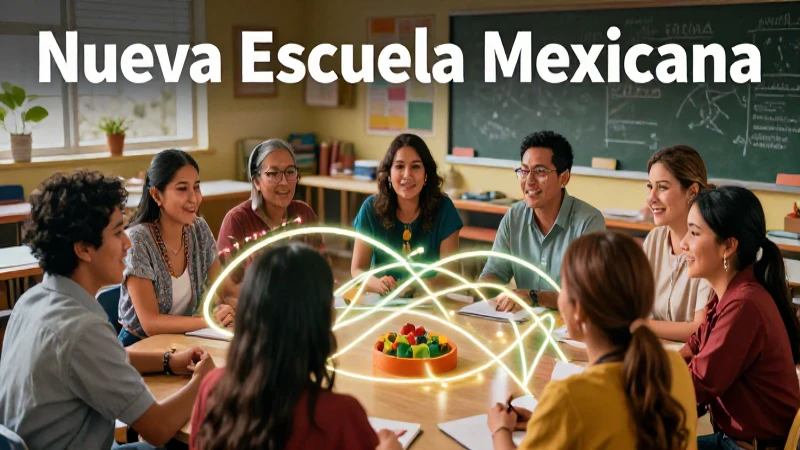 Educadores mexicanos colaborando con estrategia
