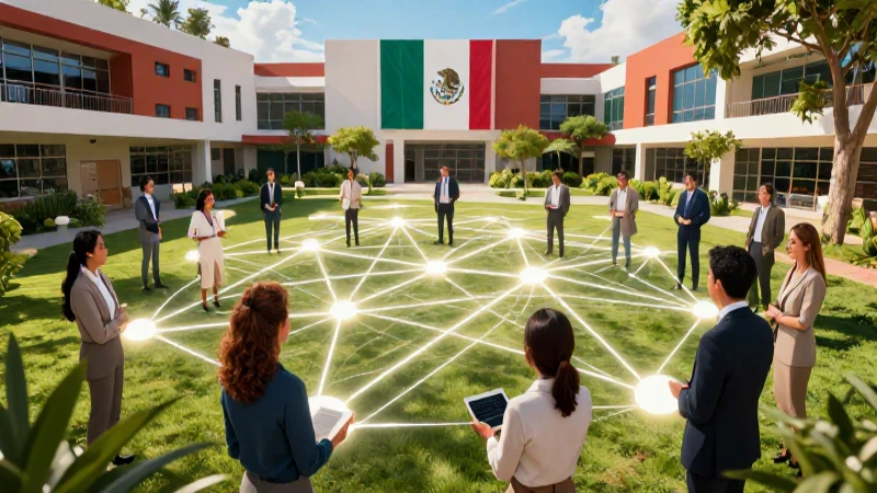 Red de colaboración educativa vibrante y estratégica