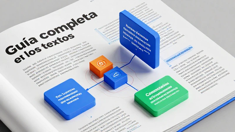 La estructura de textos guía es esencial