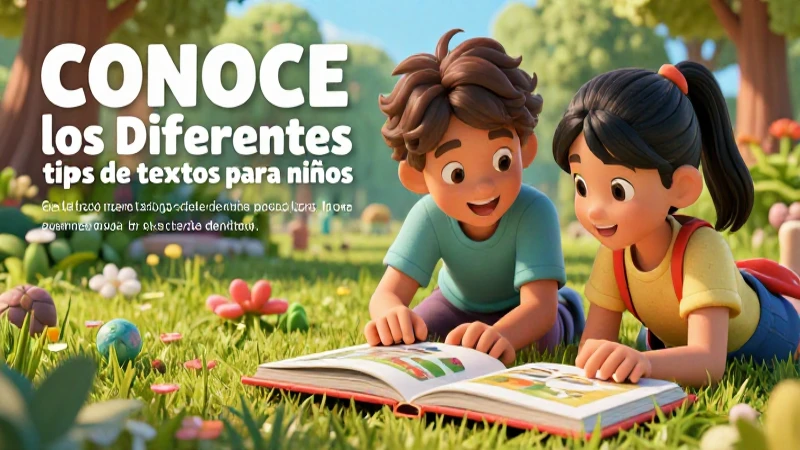 Material educativo sobre textos infantiles