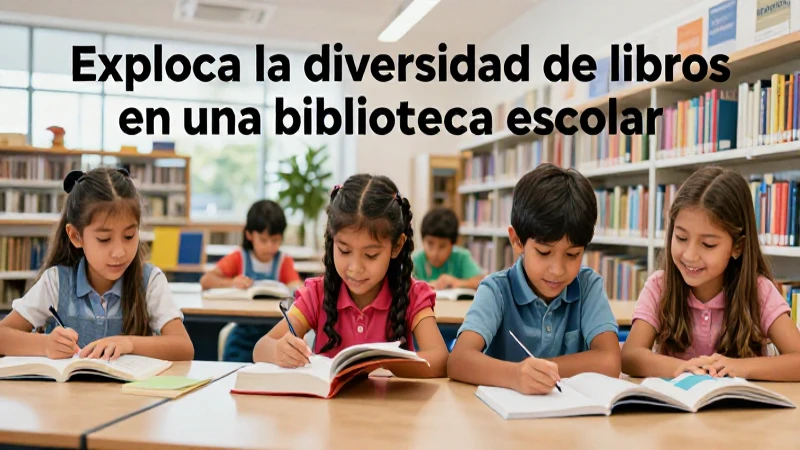 Explora la diversidad de libros en una biblioteca escolar: tipos, temas y más 4 Promover libros diversos en escuelas es esencial