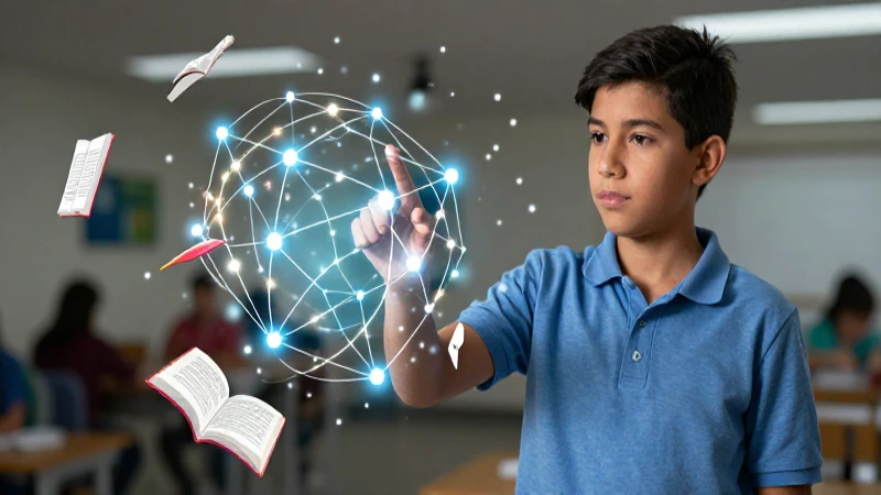 Conoce los mejores tipos de textos para potenciar tu aprendizaje 5 Estudiante mexicano interactúa con datos luminosos