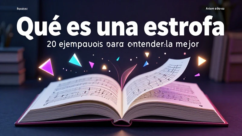 Qué es una estrofa: 20 ejemplos para entenderla mejor 4 Clasificación de estrofas: 20 ejemplos educativos visuales
