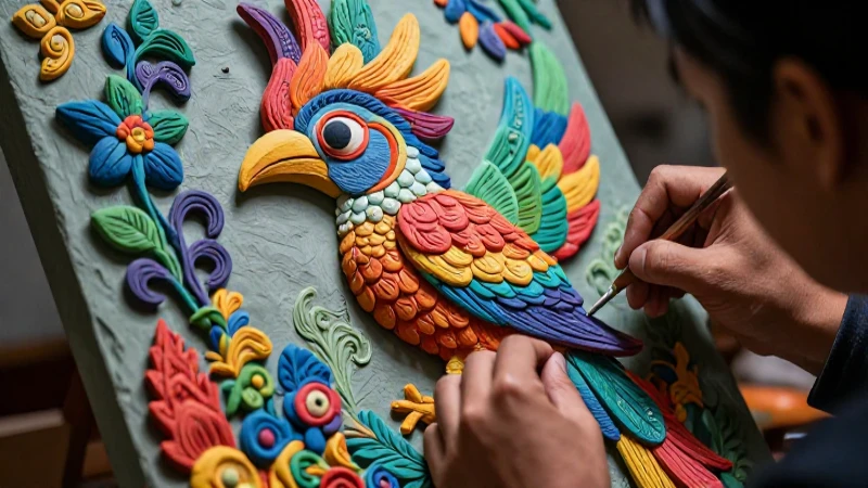 Quetzal en relieve: Arte y técnicas de papel maché 8 Quetzal: Arte y técnica del papel maché