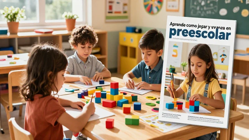 Mejora habilidades en preescolar con juegos y materiales